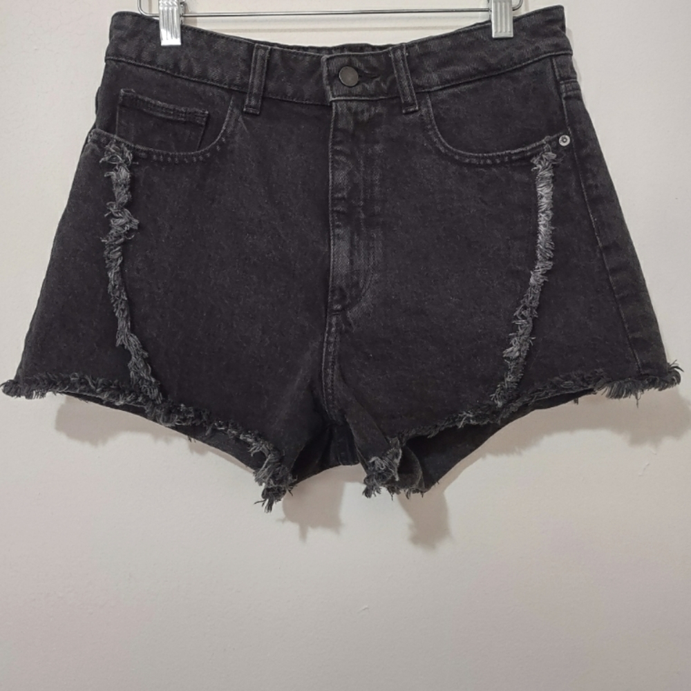 DL1961 Cleo High-Rise Cut-Off Denim Short In Feather Wash
